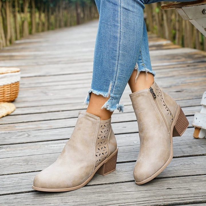 Garance | Western Mid-Heel Boots