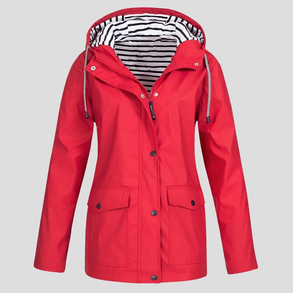 Olivia | Wasser- und windabweisende Jacke mit Kapuze für Damen