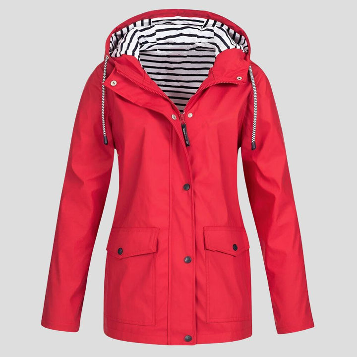 Olivia | Wasser- und windabweisende Jacke mit Kapuze für Damen