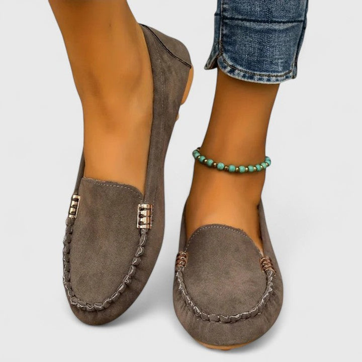 Karlene | Women's Moccasin-Stitch Slip-On Loafers