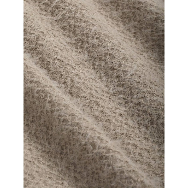 Noreen | Women's Fitted Fuzzy Knit Top