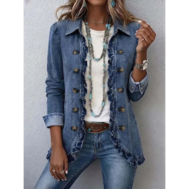 Maeve | Structured Ruffled Jacket