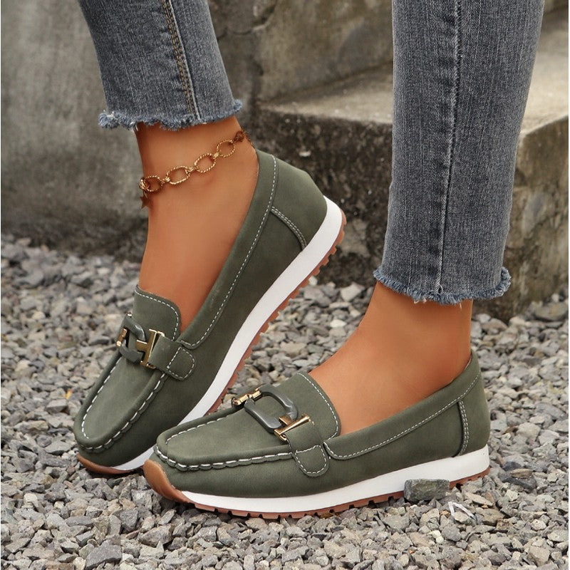 Emelia | Slip-On Wedge Loafers