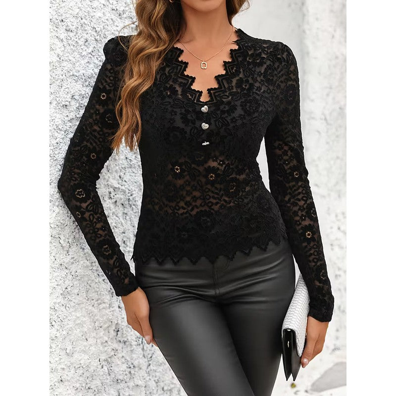 Lucille | Floral Long-Sleeve Top