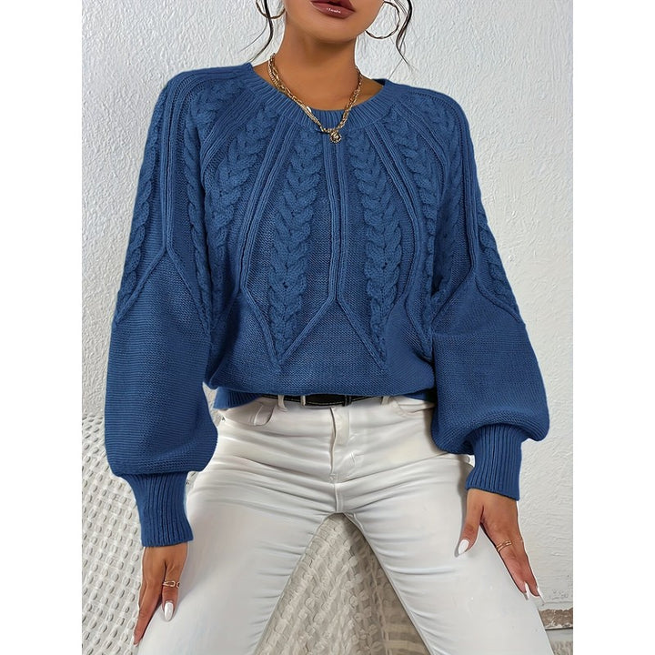 Women's Sweater | Relaxed Cable-Knit Pullover