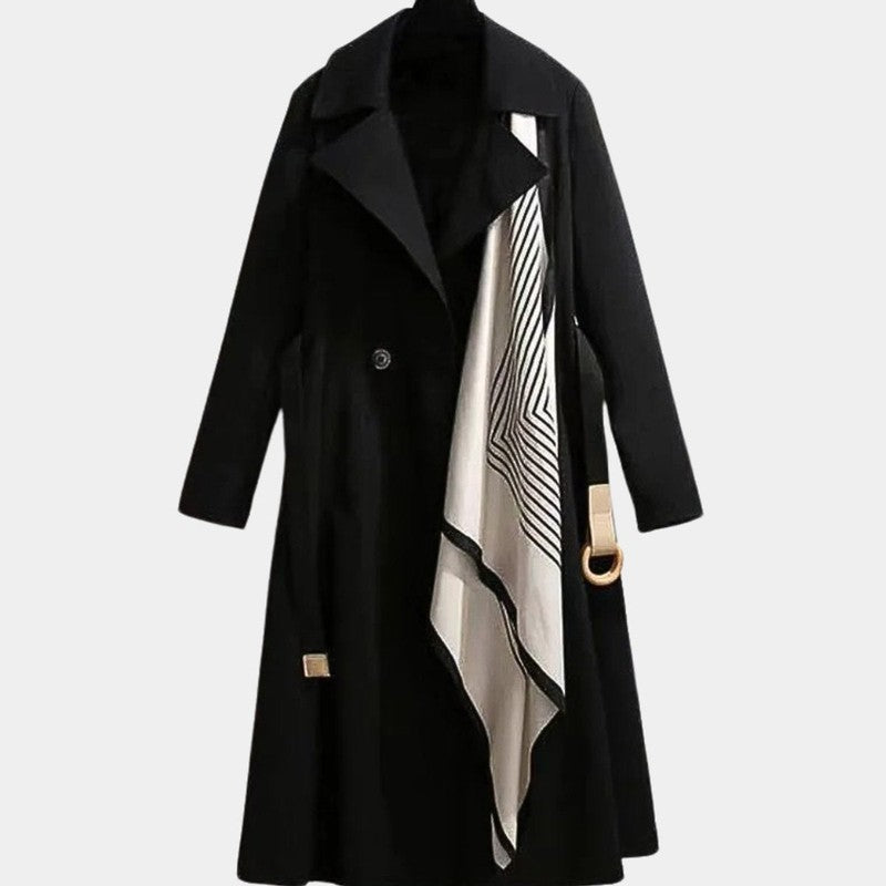 Clarice | A-Line Belted Trench Coat
