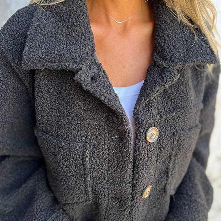 Nelea | Textured Notched Lapel Jacket