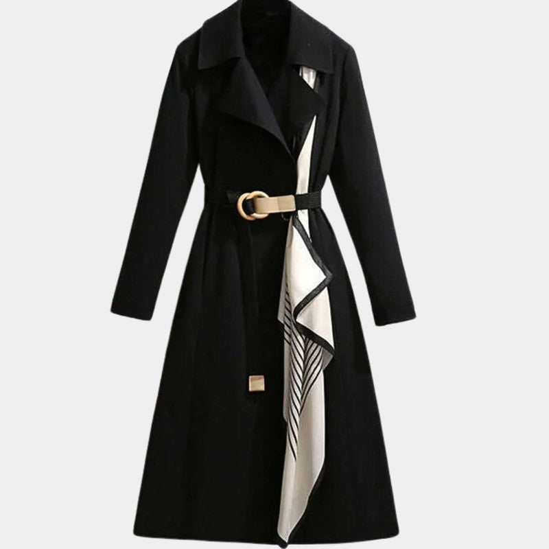 Clarice | A-Line Belted Trench Coat