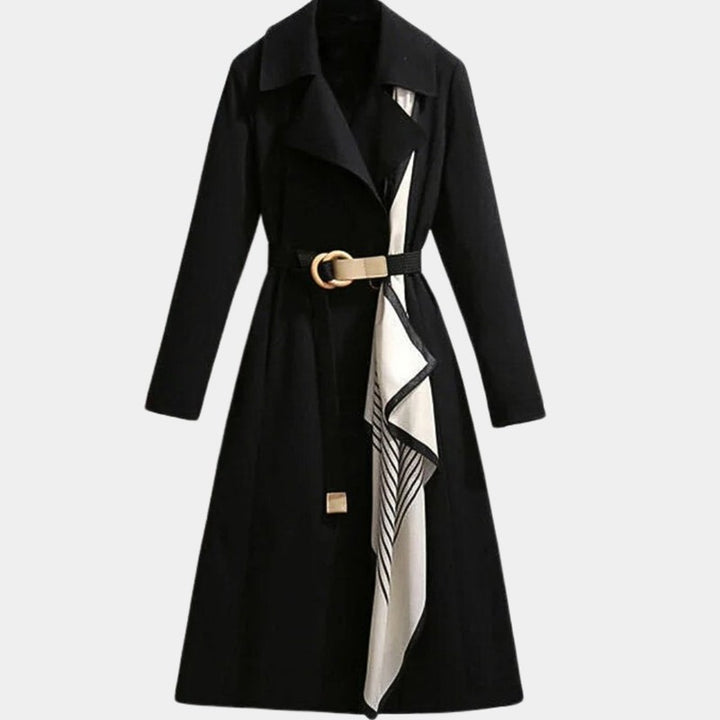 Clarice | A-Line Belted Trench Coat
