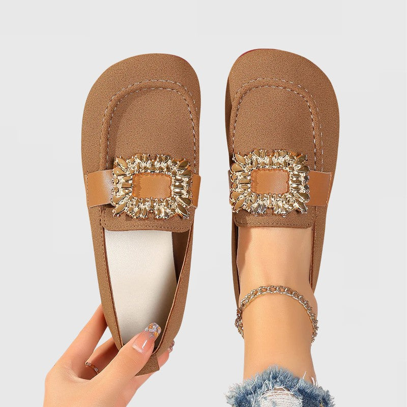 Women's Orthopedic Square-Toe Loafers