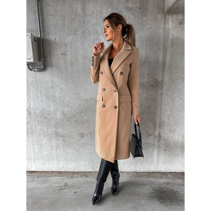 Emeline | Tailored Double-Breasted Longline Coat