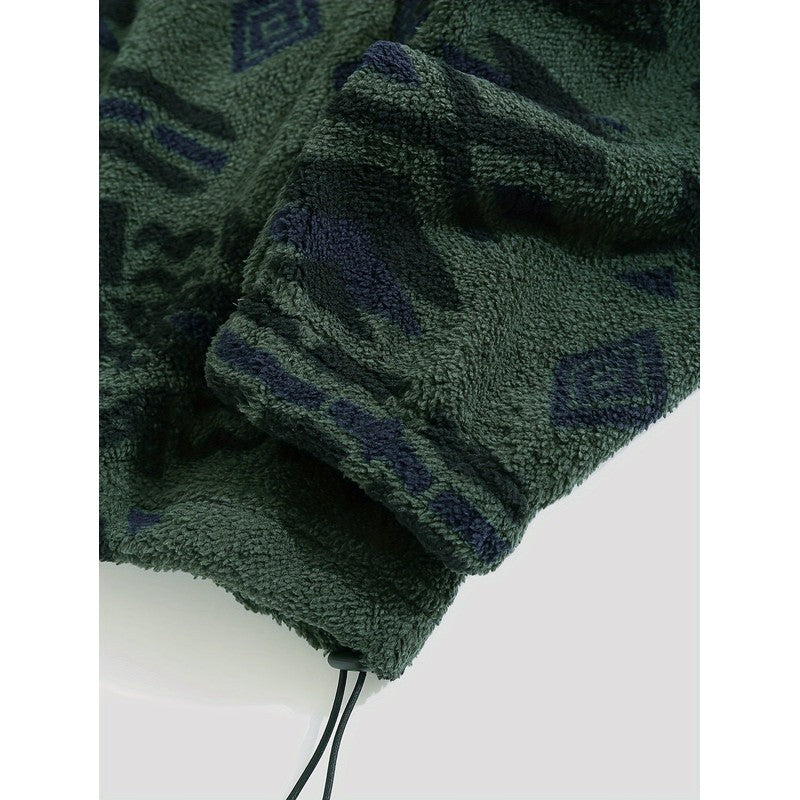 Carmen | Geometric Pattern Zip-Up Jacket