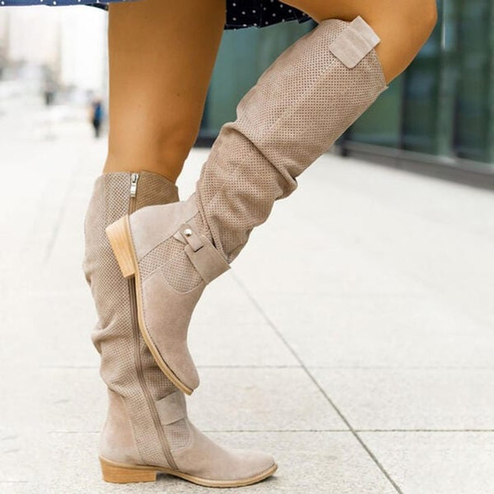 Apolline | Knee-High Orthopedic Zip Boots