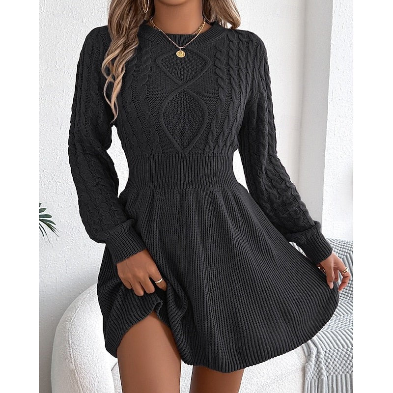 Whitney | Women's Fit and Flare Mini Dress