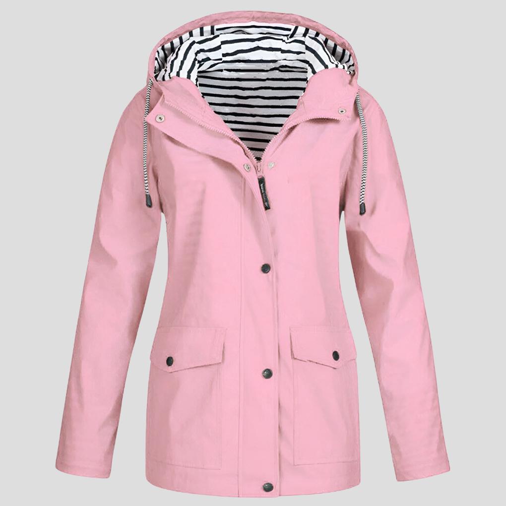 Olivia | Wasser- und windabweisende Jacke mit Kapuze für Damen