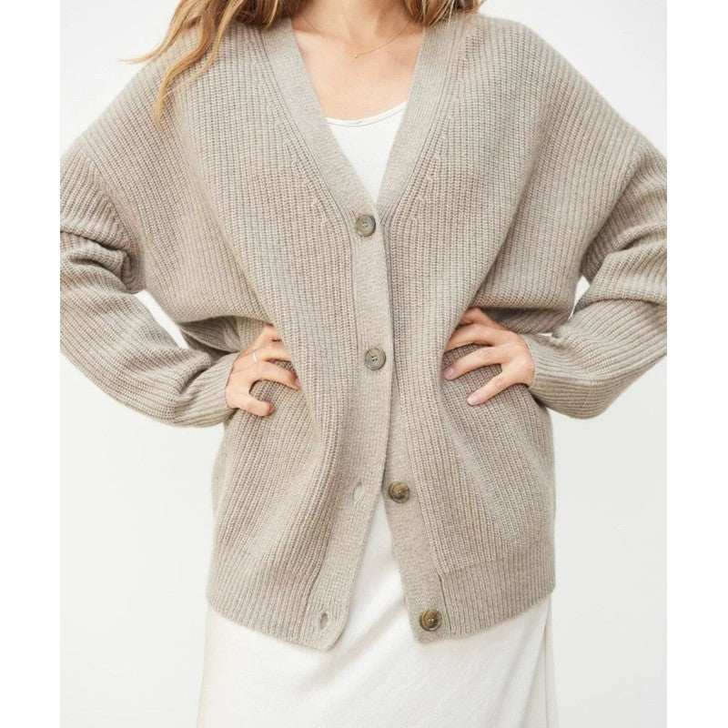 Carmina | Relaxed V-Neck Longline Cardigan