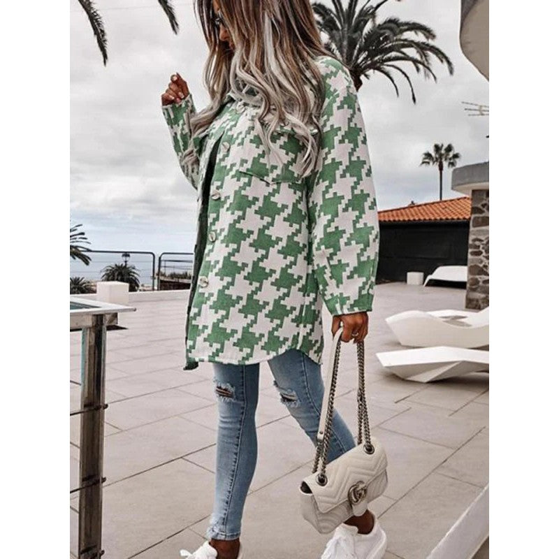 Clara | Notch Lapel Long-Sleeve Jacket