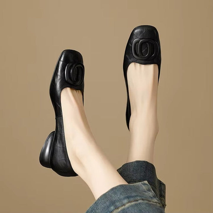 Opium | Round-Toe Low-Heel Pumps