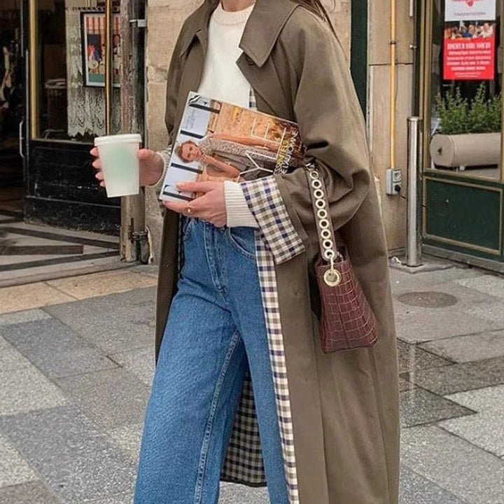 Lucia | Oversized Long Trench Coat