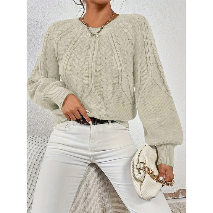 Women's Sweater | Relaxed Cable-Knit Pullover