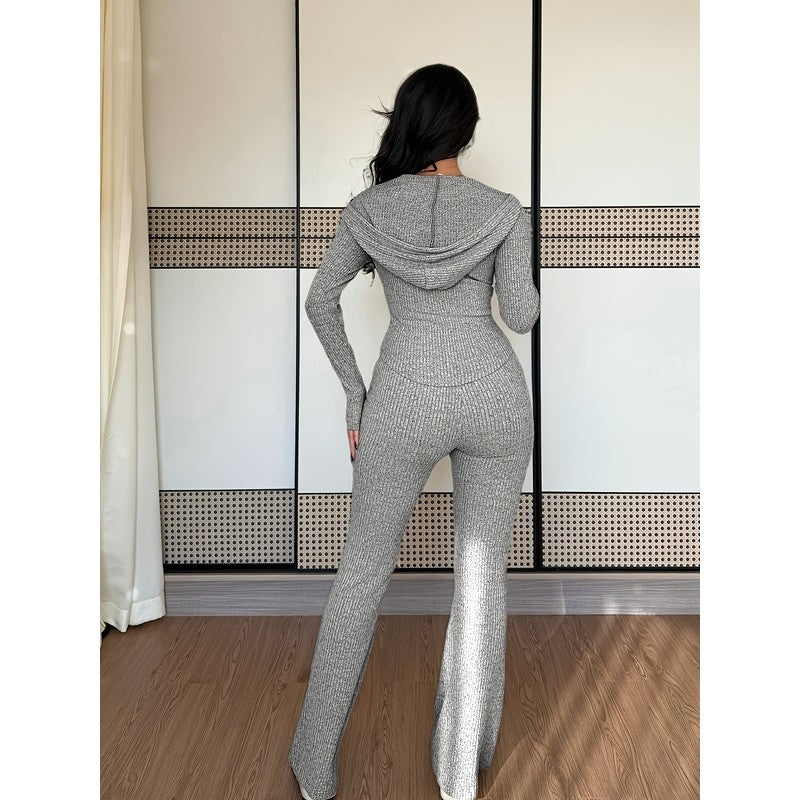Cassia | Ribbed Two-Piece Lounge Set