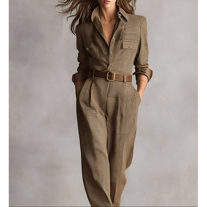 Celia | Utility-Inspired Tapered-Leg Jumpsuit