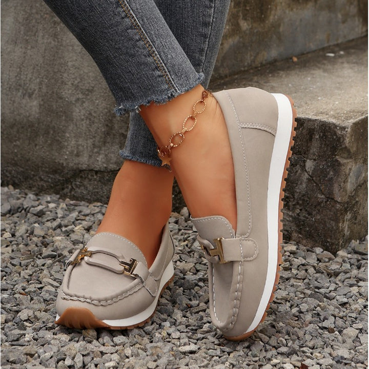Emelia | Slip-On Wedge Loafers