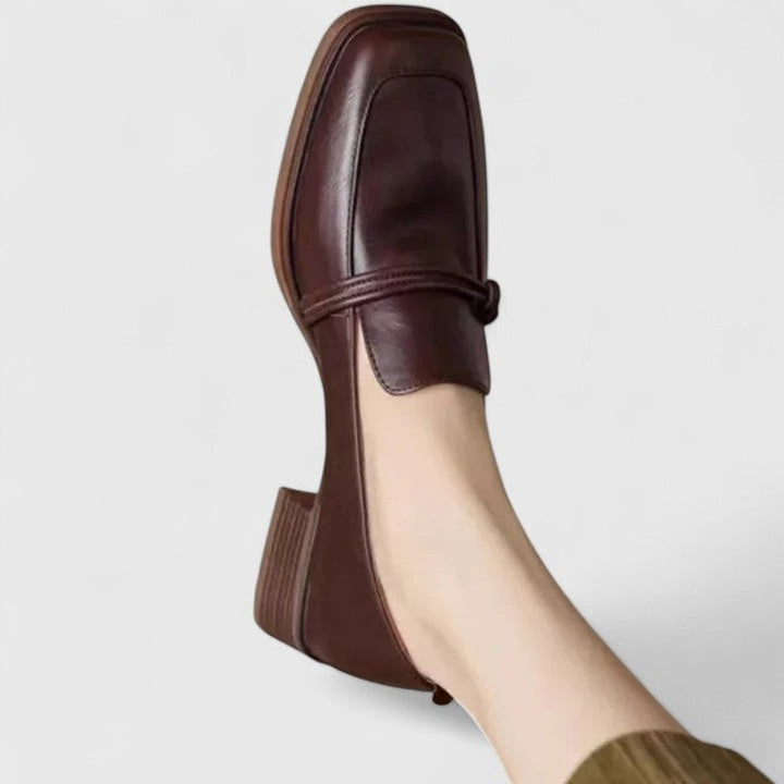 Women Loafers | Retro Knotted Vamp Loafers