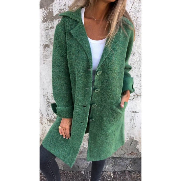 Women's Longline Lapel Coat