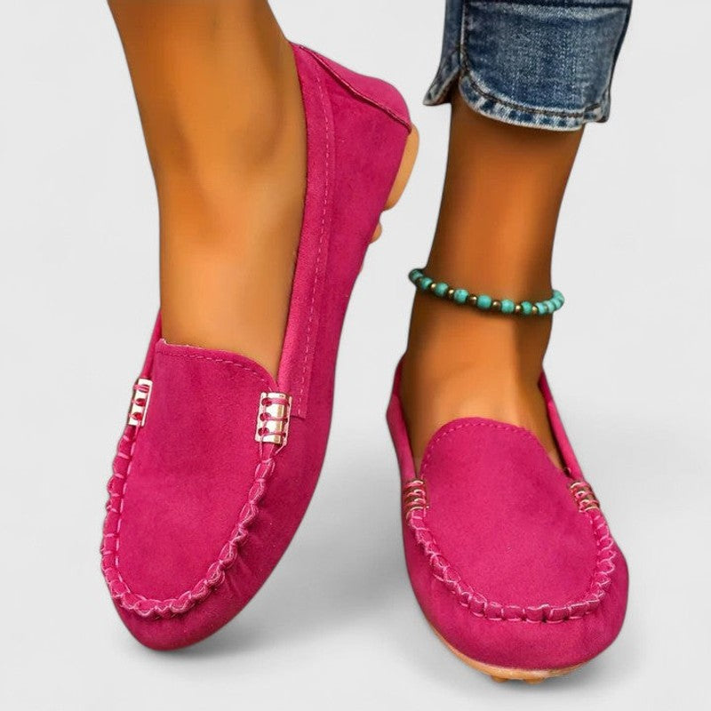 Karlene | Women's Moccasin-Stitch Slip-On Loafers