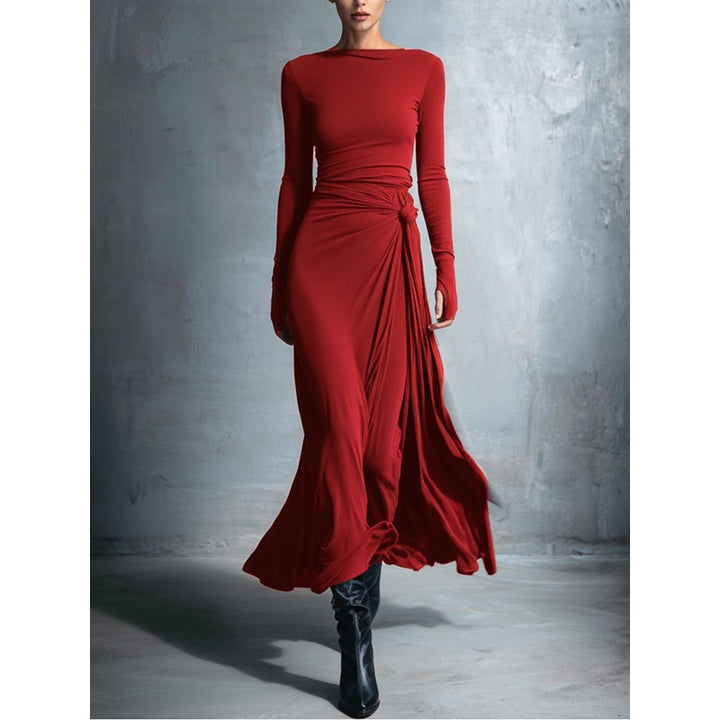 Naiara | Wrap Knot Maxi Dress