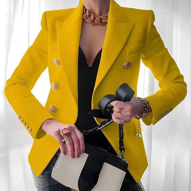 Audrey | Double-Breasted Structured Blazer