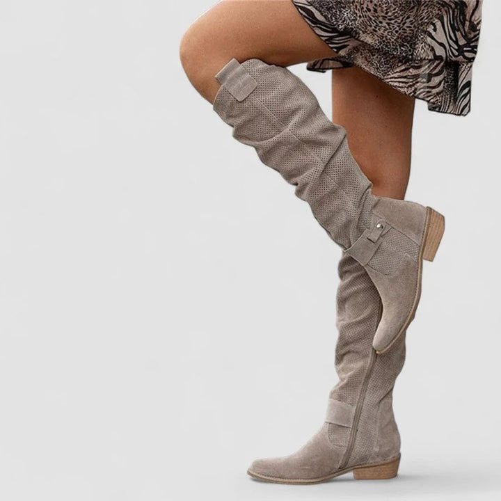 Women Knee-High Western Boots