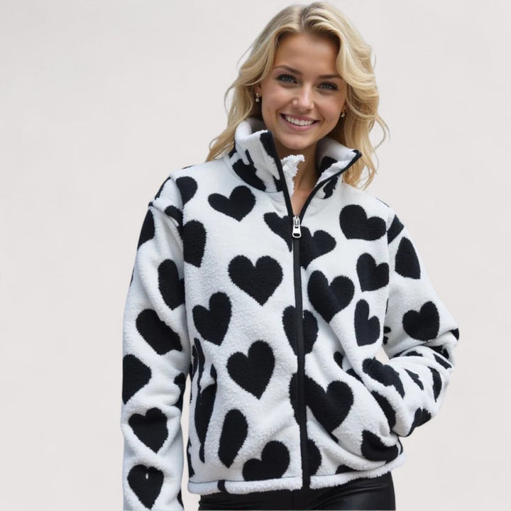 Sommerfeld | Reversible Heart-Pattern Jacket