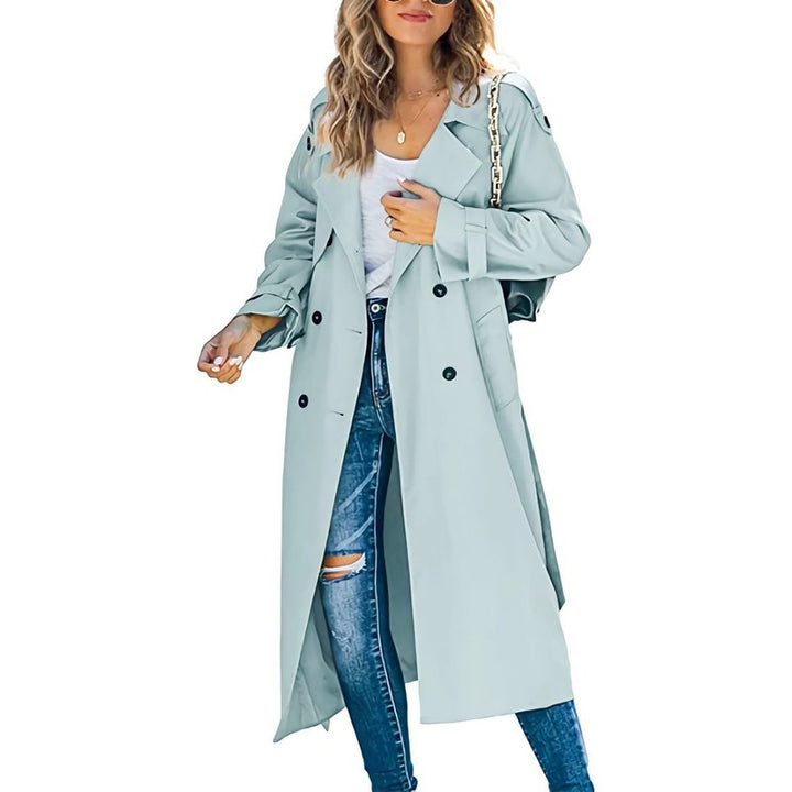 Juliet | Double-Breasted Belted Longline Trench Coat