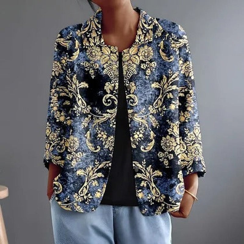 Nolwen | Open Button-Front Relaxed Blouse