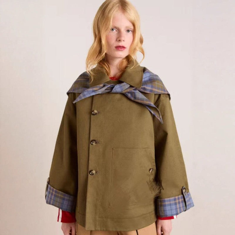 Lorna | Oversized Button-Front Utility Coat