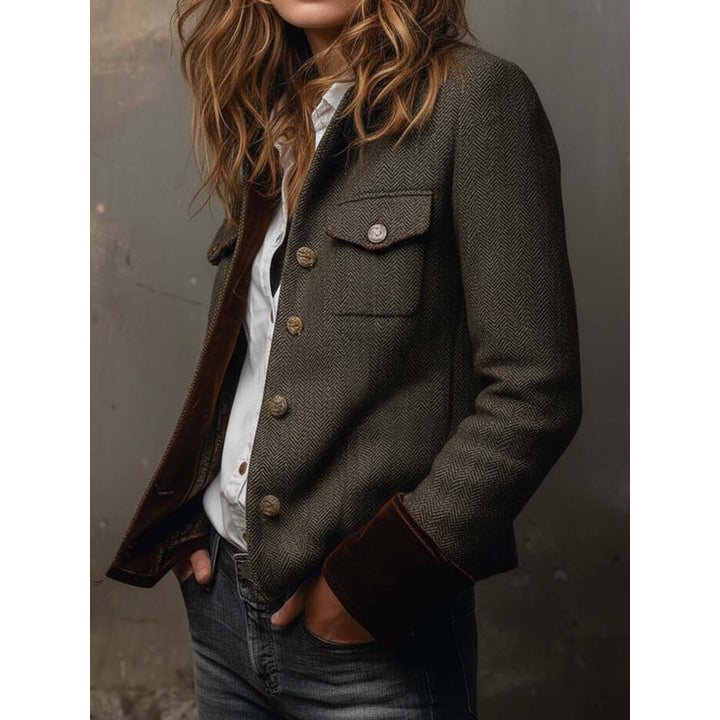 Dolores | Collarless Structured Blazer