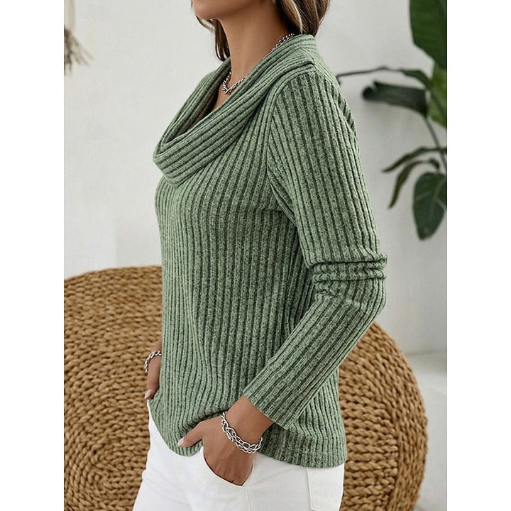Women's Isadora | Draped Ribbed Knit Top
