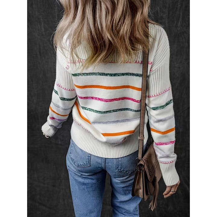 Linnea | Striped Round-Neck Sweater