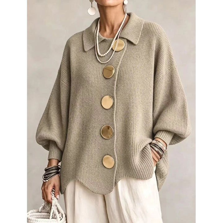 Matilda | Oversized Ribbed Button Cardigan