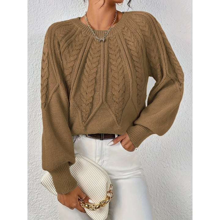 Women's Sweater | Relaxed Cable-Knit Pullover
