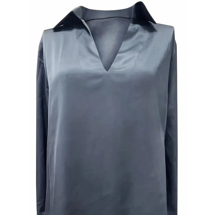 Anna | Soft Structured V-Neck Blouse