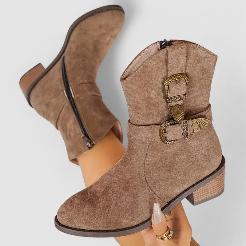 Women Western Ankle Boots