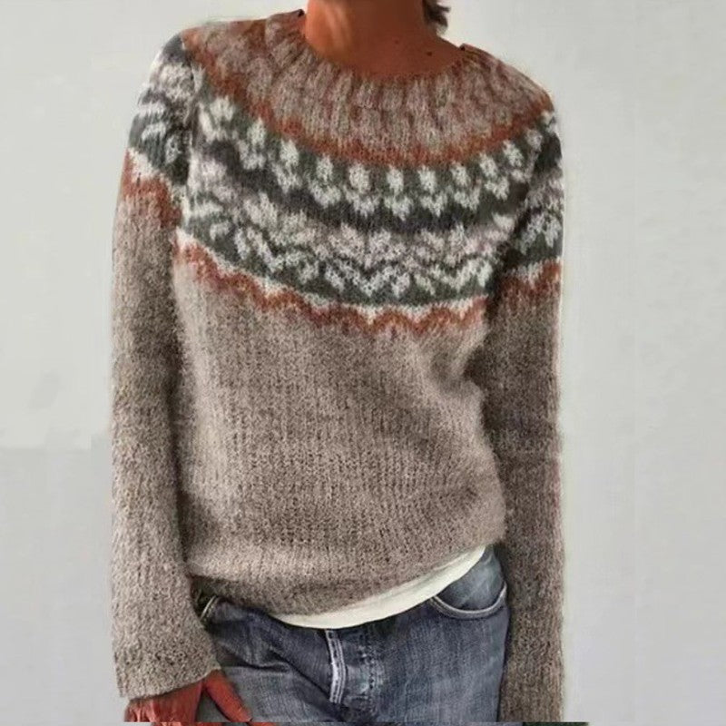 Margit | Fair Isle Yoke Sweater