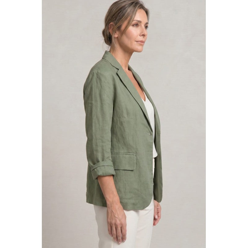 Women’s Relaxed Blazer | Oversized Dropped Shoulder Design