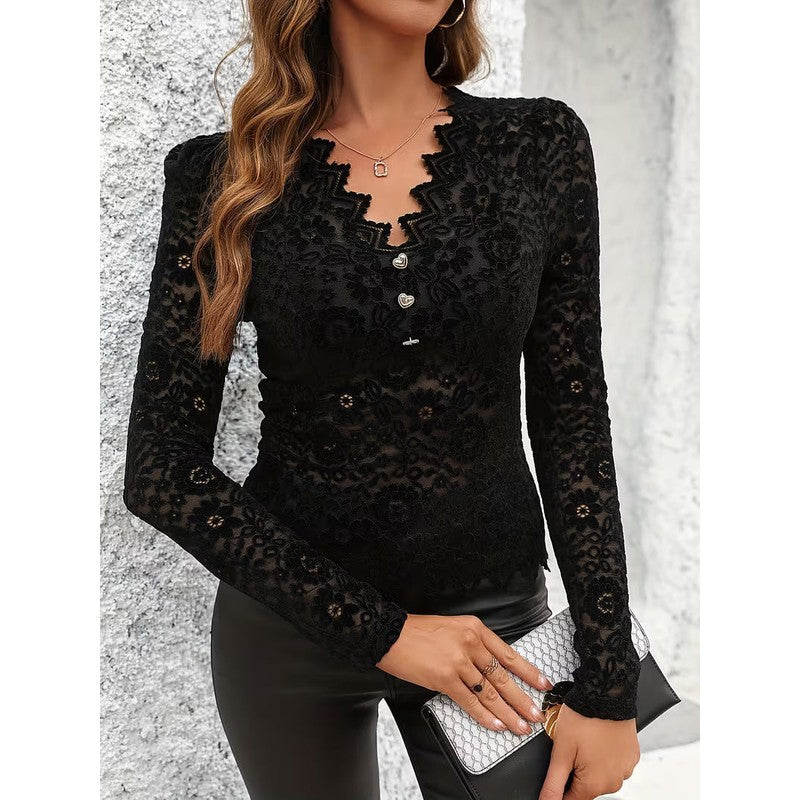 Lucille | Floral Long-Sleeve Top