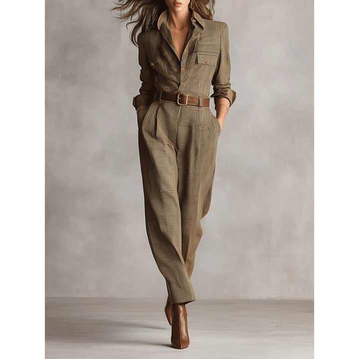 Celia | Utility-Inspired Tapered-Leg Jumpsuit