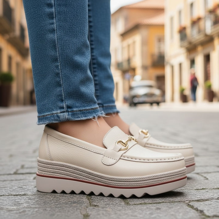 Wren | Moc-Toe Platform Loafer