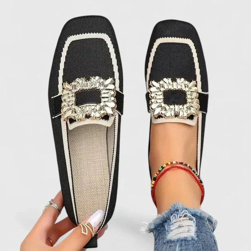 Maylora | Square-Toe Slip-On Loafers